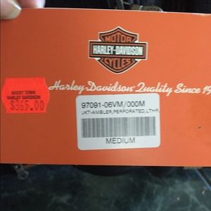 Harley Davidson Ambler, Perforated Leather Jacket